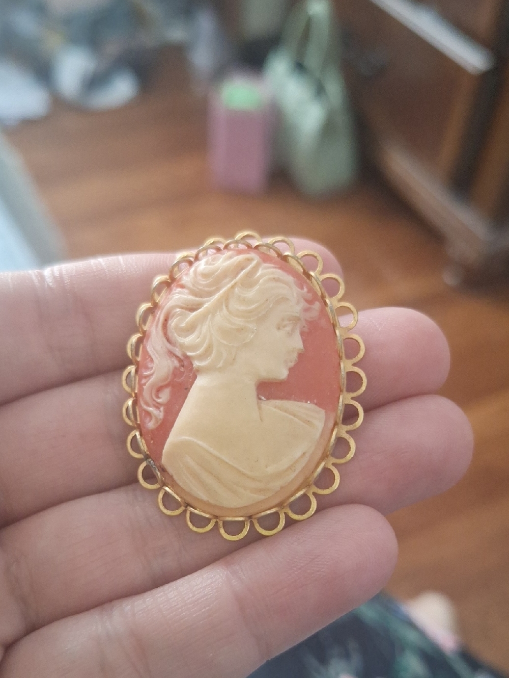 Large Cameo Brooch